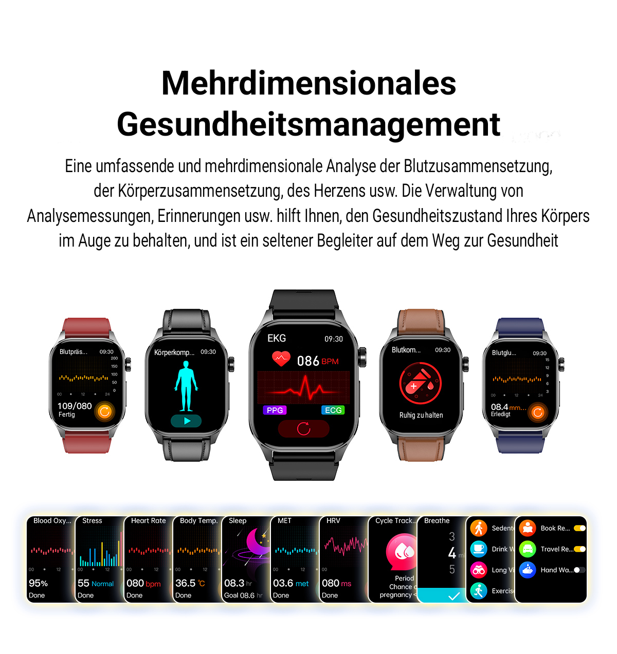 Arionis® CARE Pro 4 mit SOS-Funktion & Blutanalyse (2024)