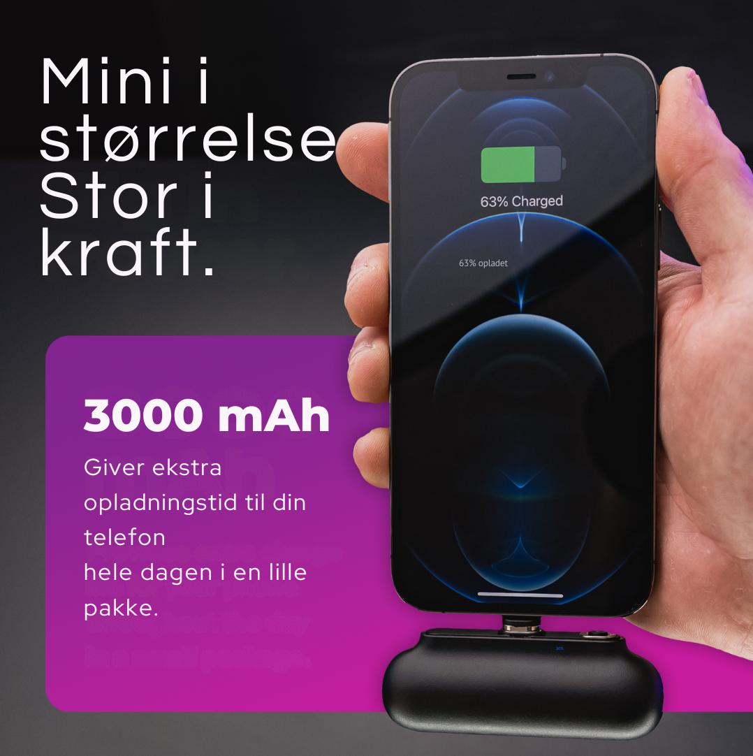 Snap-N-Charge™ | Universal magnetisk powerbank